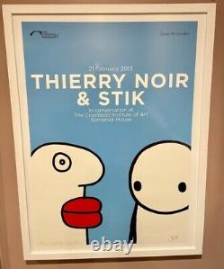 Stik Signed Thierry Noir 2013 Lithograph Poster Very Rare Only Around 100 Signed