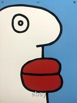 Stik Signed Thierry Noir 2013 Lithograph Poster Very Rare Only Around 100 Signed