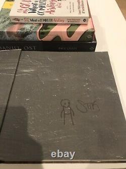 Stik & thierry noir Signed And Doodled Book. First Edition. Rare Art Not Banksy