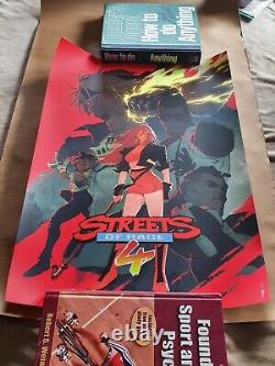 Streets Of Rage 4 Poster Art Ben Fiquet Red Variant Rare Limited Edition