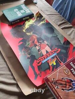 Streets Of Rage 4 Poster Art Ben Fiquet Red Variant Rare Limited Edition