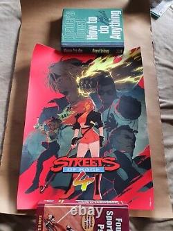 Streets Of Rage 4 Poster Art Ben Fiquet Red Variant Rare Limited Edition