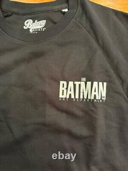 The Batman Cast And Crew Art Dept Jumper Rare Silver Version New