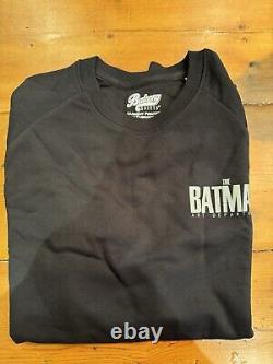 The Batman Cast And Crew Art Dept Jumper Rare Silver Version New