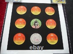 The Clash Labels Art Print Alex Riddell Signed Rare 4/20 Sold Out Edition