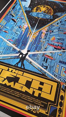 The Fifth Element by Kilian Eng Movie Poster 2013 Rare Sold Out Print ed/160
