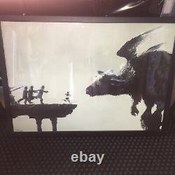 The Last Guardian Rare Press Kit Numbered Screen Print Framed