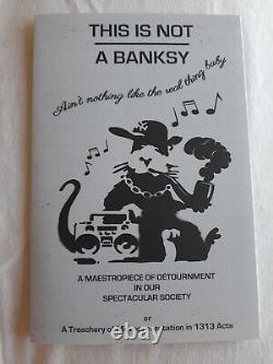 This is Not a Banksy Rare unpublished test print! 3 colour (1 of 5) signed COA