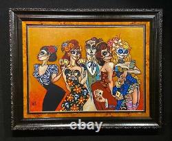 Todd White Dead Mans Hand Artists Proof 3/5 Rare Framed Canvas Board