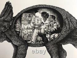 Ultra rare Jurassic Park Nedry's Revenge Signed Paul Jackson Art Print 117/250