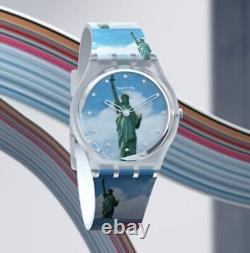 Unisex Swatch New York Rare Art Watch 34mm Japanese Artist Tadanori Collection