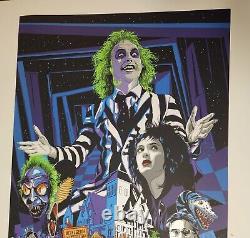 Vance Kelly Private Commission Beetlejuice Run of 35. Very Rare 24x36