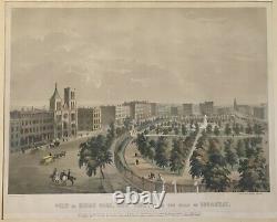 Very Rare 1849 View of Union Square New York James Smillie Sarony and Majors