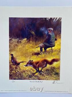 Very Rare Fox print Tomorrow is anoother Day signed By Mick Cawston art print