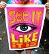 Vintage Nos Original Rare See It Like It Is Poster Pop Art Early 1970's Protest