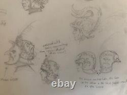 Warhammer Original Art David Gallagher Empire Concept Sketch Rare 2004