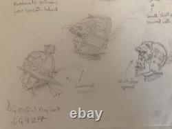 Warhammer Original Art David Gallagher Empire Concept Sketch Rare 2004