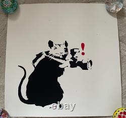 West Country Prince BANKSY PAPARAZZI RAT print rare Limited edition 6/500