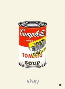 Zedsy Reduced Soup Can Art Limited Edition Print Rare