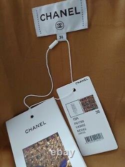 100%auth Chanel 19a Paris Ny Egypt Métiers Dart Lesage Jacket Fr36 Or Rare