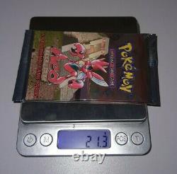 2001 Pokemon Neo Discovery Booster Pack Factory Sealed Scizor Art Heavy 21.3g