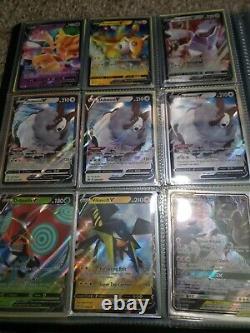89 Carte D’art Complet Lot Pokemon Cartes Liant V Vmax Ex Gx Rainbow Rare Trainer