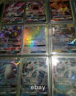89 Carte D’art Complet Lot Pokemon Cartes Liant V Vmax Ex Gx Rainbow Rare Trainer