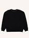 Acne Studios Flogho Crewneck Sweatshirt Brand New Black Us Xl Rare Size Pfw