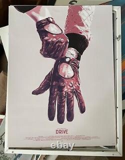 Affiche De Cinéma Drive Mondo Imprimé Numéroté Extremely Rare Ryan Gosling