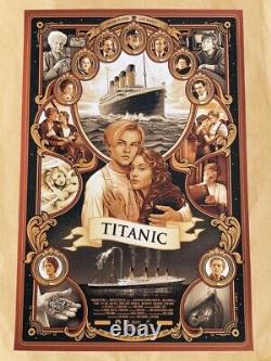 Affiche De Cinéma James Cameron Titanic Vintage Art Signed Print Durieux Mondo Rare