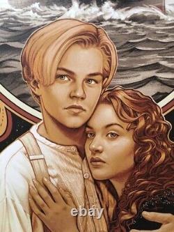 Affiche De Cinéma James Cameron Titanic Vintage Art Signed Print Durieux Mondo Rare
