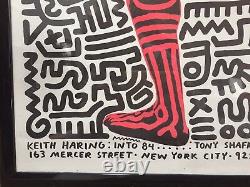 Affiche De La Rue Ny De Haring Keith 1984 Rare