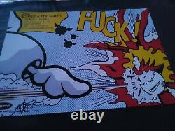 Affiche Dface Lichtenstein'f' Very Rare Edition Limitée (dolk / Banksy)