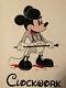 Affiche Krayola D'une Impression De L'orange Mécanique De Mickey Mouse Disney Rare Oop Sold Out