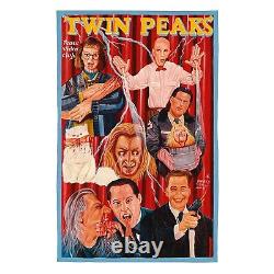 Affiche d'art rare du film Twin Peaks Deadly Prey Ghana