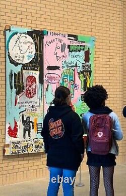 Affiche de l'exposition RARE Jean-Michel Basquiat Brant Foundation 2019 EN ITALIE