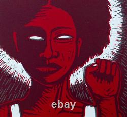 Alison Saar Signé Edition Limitée Imprimer Afro-américain Art Vendu Rare Nouveau