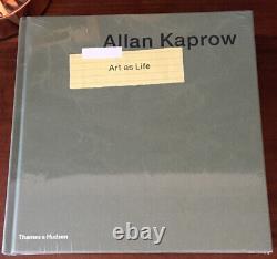 Allan Kaprow Art as Life par Andrew Perchuk, 1ère édition reliée 2008 Neuf & Scellé Rare