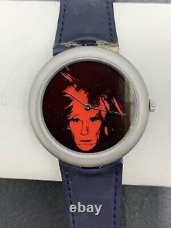 Andy Warhol Par Zitura Limited Edition Montre Rare#188/4999 Nouvelle Batterie