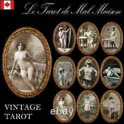 Antique Tarot Cartes Cartes De Jeu Rare Érotique Art Vintage Bordel Cartomancy Oracle