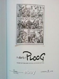 Art De Ploog Planète Des Singes Art Original Ed Signé (#9/42) Rare Oup