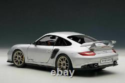 Autoart 1/18 Porsche 911 (997) Gt2 Rs Silver New Dans La Boîte 77961 Auto Art Rare