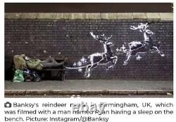 Banksy donne un ticket de tombola de m*rde, édition limitée, PIB, Walled Off Hotel, rare.