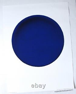 Belle lithographie Yves Klein Édition 5 Allemagne Affiche 1997 Originale Rare