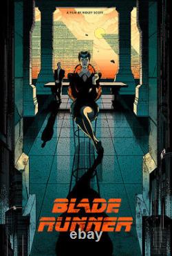 Blade Runner De Victo Ngai Ltd X/70 Affiche D'art Rare Imprimé Film Mondo