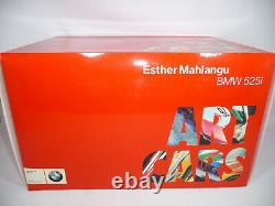Bmw Art Car 525i E34 Esther Mahlangu 118 Minichamps Dealer Ulra Rare Tout Neuf