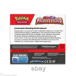 Boîte d'affichage de booster évoluée Pokemon TCG Écarlate & Violette 2 Paldea (36 unités)