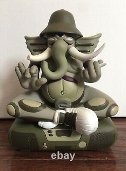 Boombox Ganesha Par Doze Green Vintage Kidrobot Vinyl Art Figure Graffiti Rare