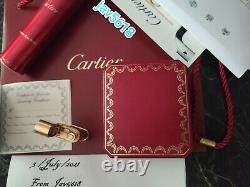 Cartier Lighter Logotype Bourgogne Nouveau Décor D'or, Bnib Ultra Rare, Art, Monnaie