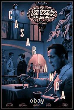 Casablanca De Rory Kurtz Screen Print Very Rare Ap Poster Art Mondo Film Bogart